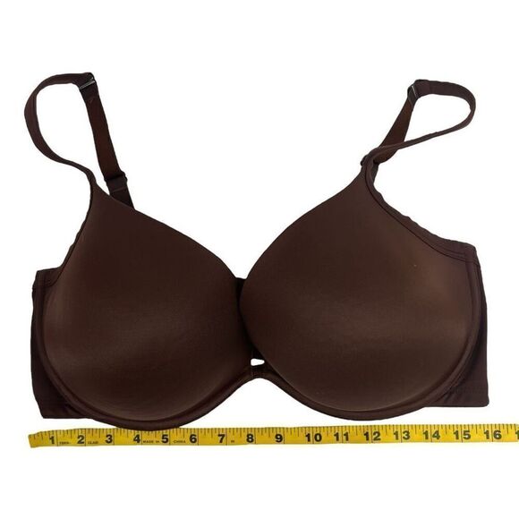 Cacique Womens Molded Adjustable Strap Nylon Blend Underwired Bra Brown Sz 44DD - Picture 10 of 14